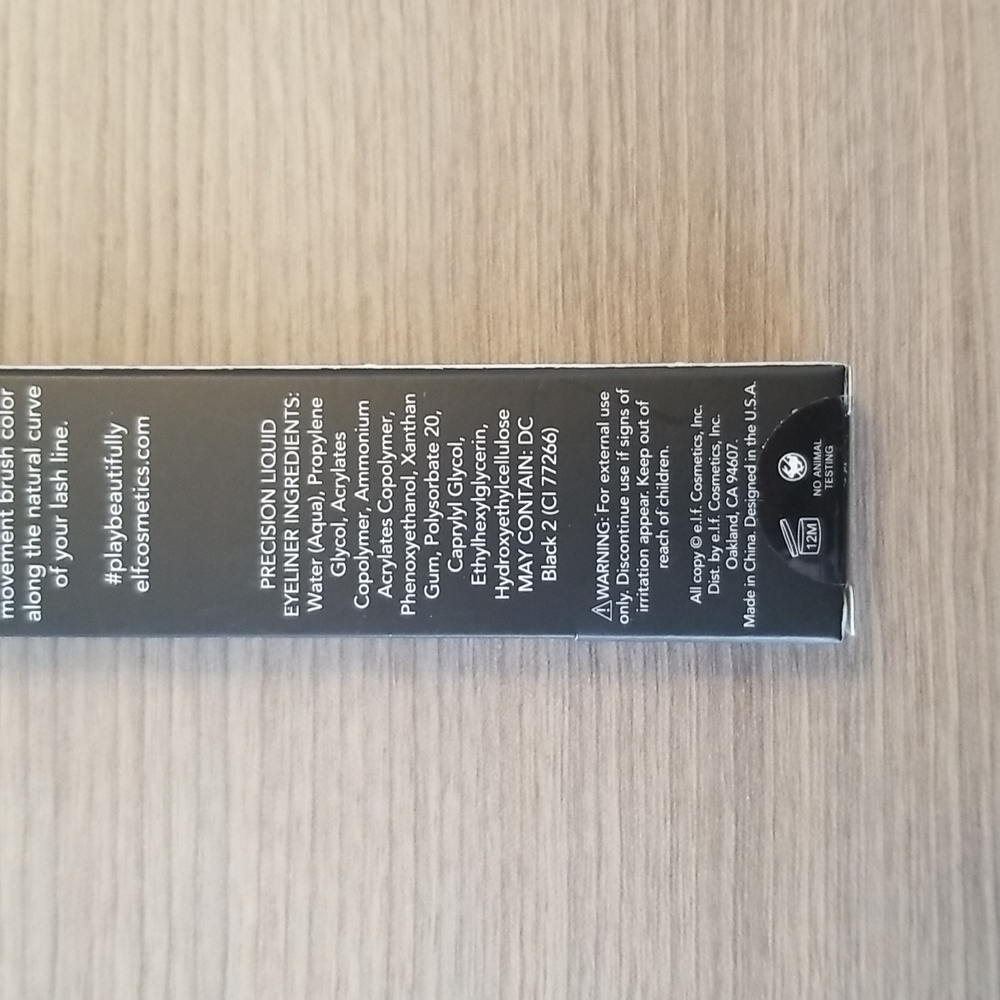 💋 3/$10 ELF Precision Liquid Black Eyeliner - Picture 4 of 4